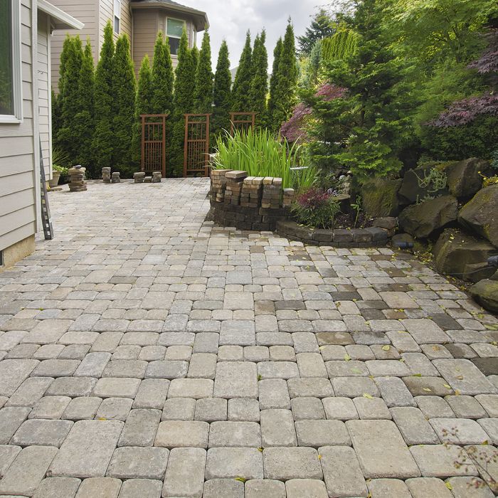 simple and cheap patio paver  ideas 