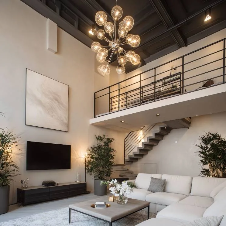 Greenery in a bright interior